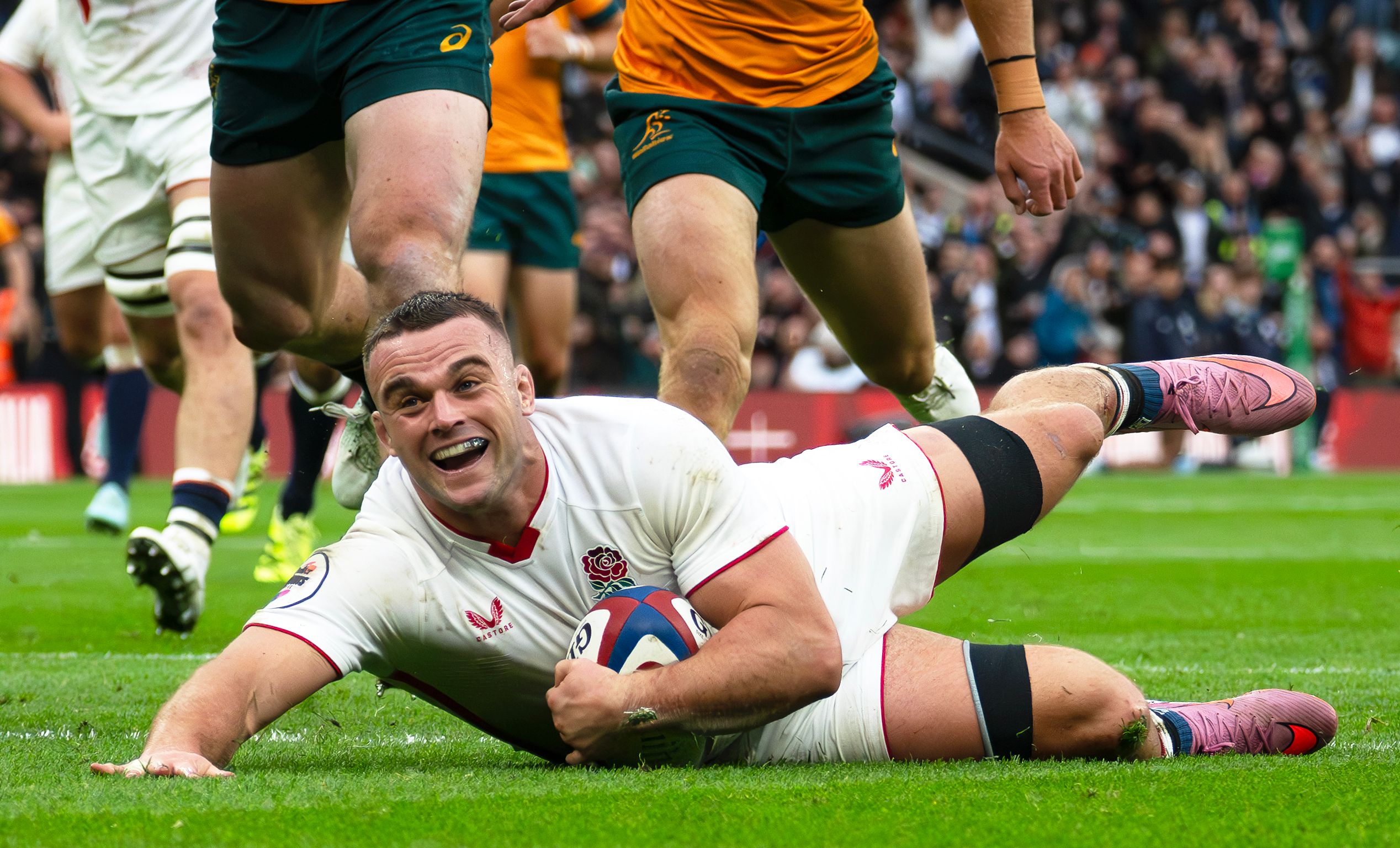 England v Australia, Autumn Internationals, Rugby Union, Allianz Stadium, Twickenham, London, UK - 01 Nov 2025