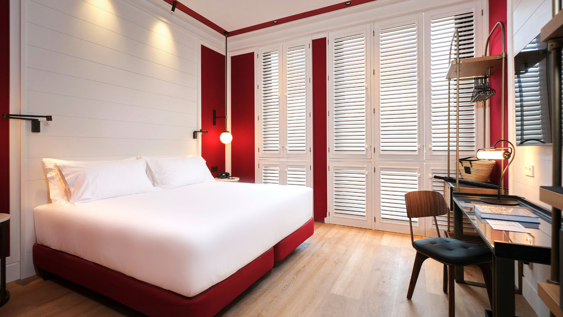 A guest room at Estimar hotel in Valencia