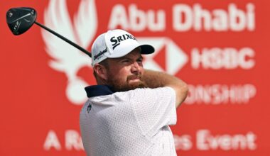 Lowry shares lead at Abu Dhabi Championship