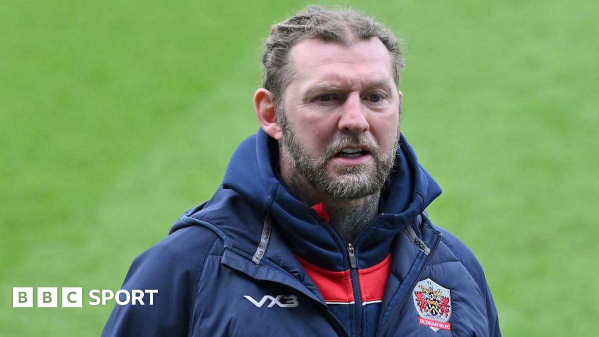 Sean Long pictured coaching for Oldham