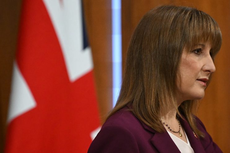 Breaking news scene with reporters and cameras at a press conference, capturing a significant business announcement event