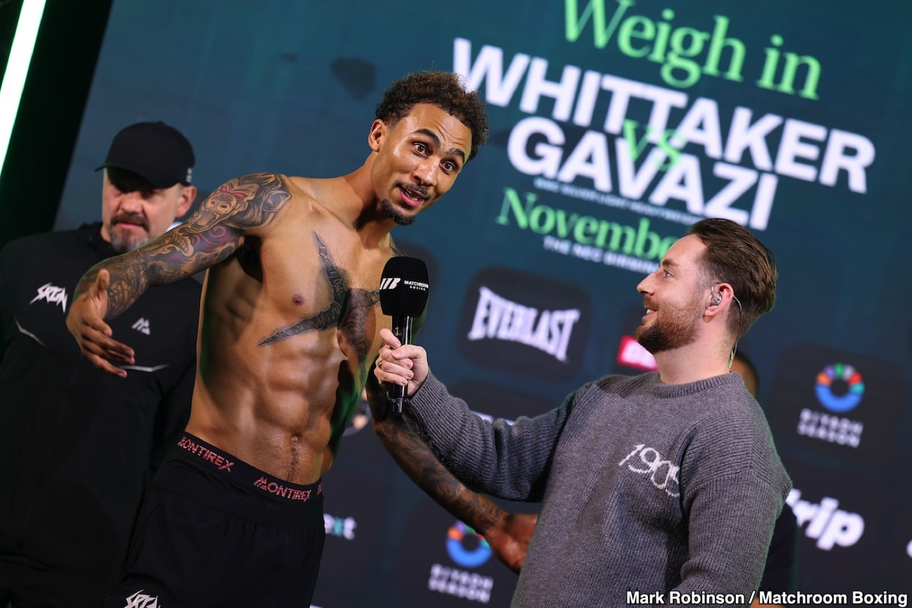 Image: Live Results: Whittaker vs. Gavazi - Round by Round Coverage From Birmingham