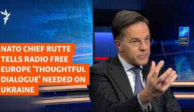 NATO Chief Rutte Tells Radio Free Europe 'Thoughtful Dialogue' Needed On Ukraine