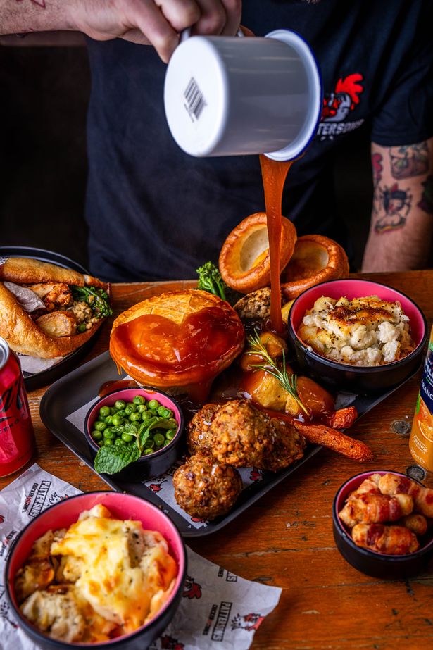 Some of the food on offer from the new Pattersons' Roast House