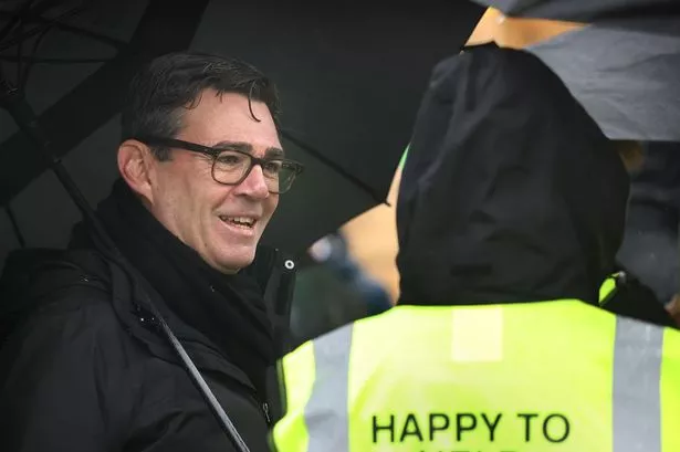 Greater Manchester mayor Andy Burnham at Kingsway Business Park in Rochdale where ground was broken on new Sustainable Materials and Manufacturing Centre