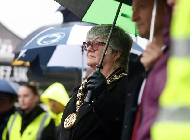 Ground-breaking ceremony for the first major new development of Atom Valley , Kingsway Business Park , Rochdale