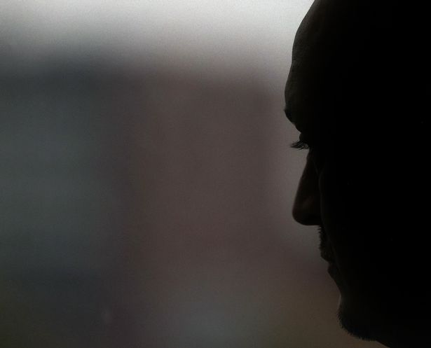 Anonymous images of a domestic abuse perpetrator at Trafford House , Stretford , Manchester . 14 October 2025 .