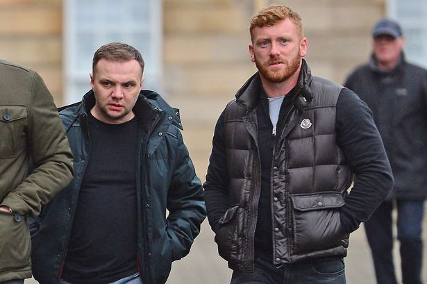 Eddie Lyons Jnr and Ross Monaghan