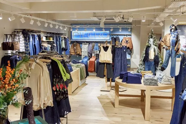 Inside the new store inside the Royal Exchange shopping district in Manchester 