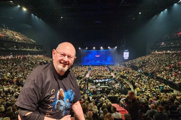 David Jackson at Coop Live for a Simply Red concert