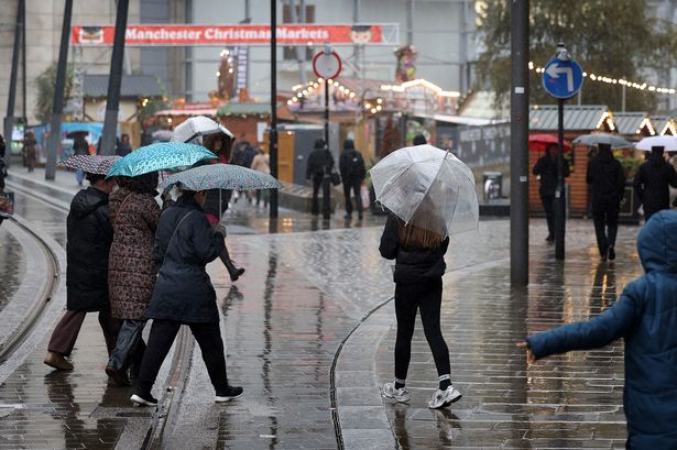 Heavy rain is forecast in Manchester today