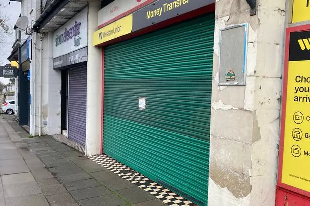 Childwall Post Office on Dunbabin Road on Tuesday morning, November 11. 
