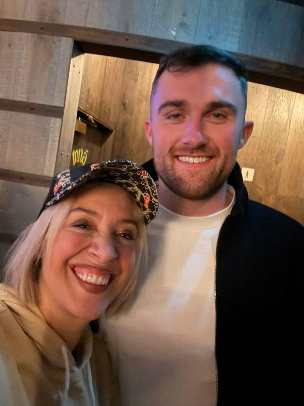 Bev with John Souttar. 