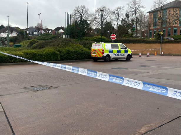 Morrisons petrol station in Rubery has been sealed off by police after a pedestrian was struck by a car
