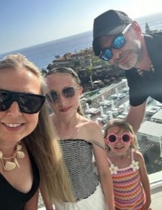 Lewis with his family