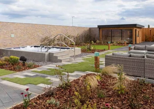 A 'typical' David Lloyd Leisure Club spa garden