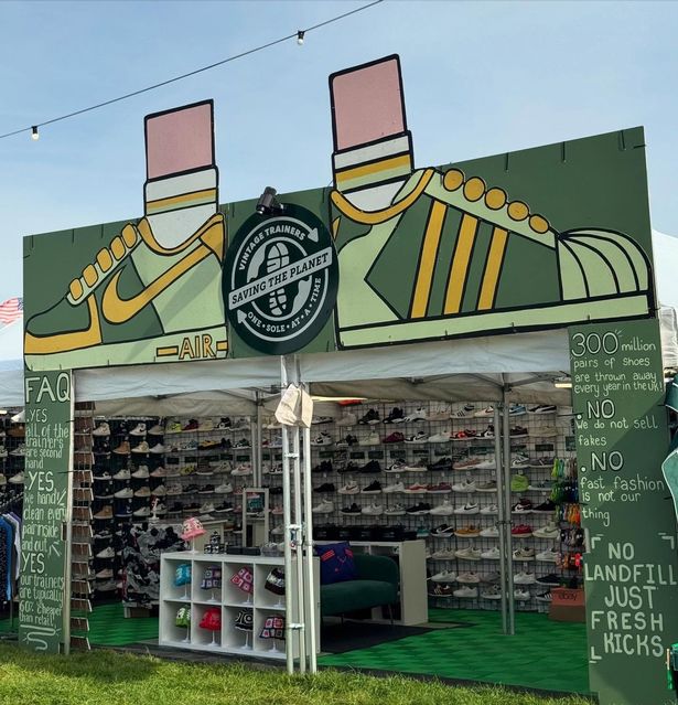 Vintage Trainers have already hosted pop-up shops at a number of festivals across the country