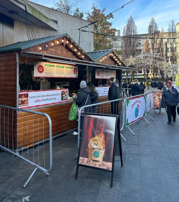 Flat Baker are based at Piccadilly Gardens during the Christmas Markets
