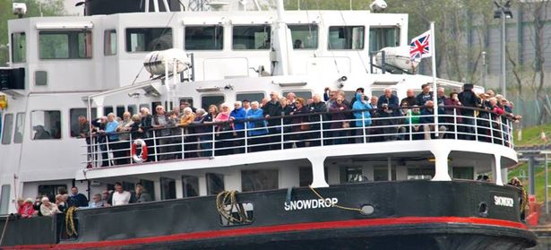 More than 230 people on board a ship that visited the site of the accident in 2014.