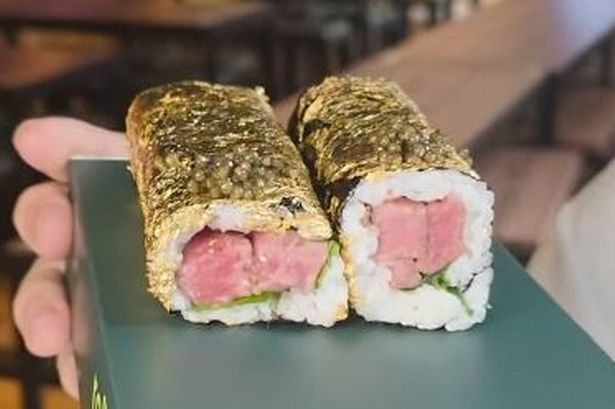 The world's most expensive sushi roll has arrived - and it will cost you four figures