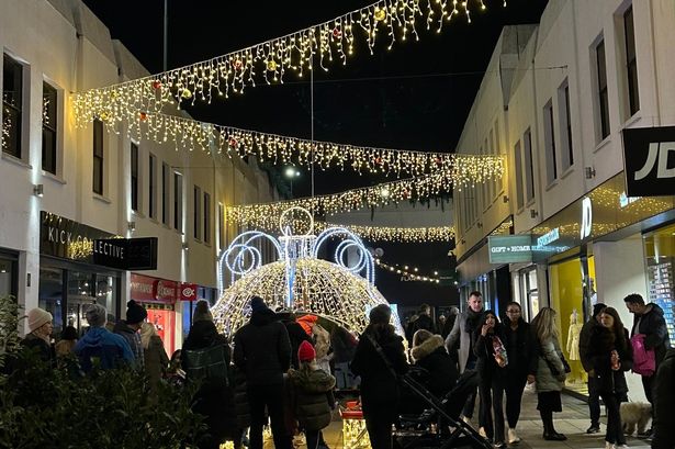 The Christmas lights in Altrincham town centre will be switched on this year by two big names