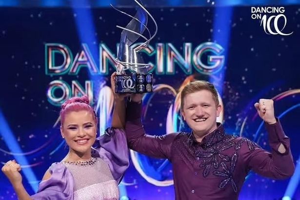 Sam Aston won this year's Dancing on Ice with his dance partner Molly Lanaghan