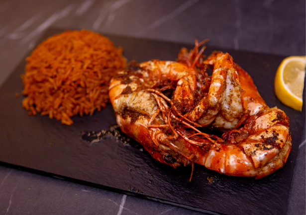 Tiger prawn fried rice