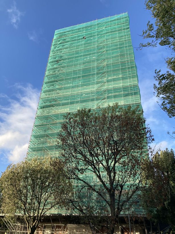 Markland House on the Silchester Estate in West London, UK, on October 24, 2025