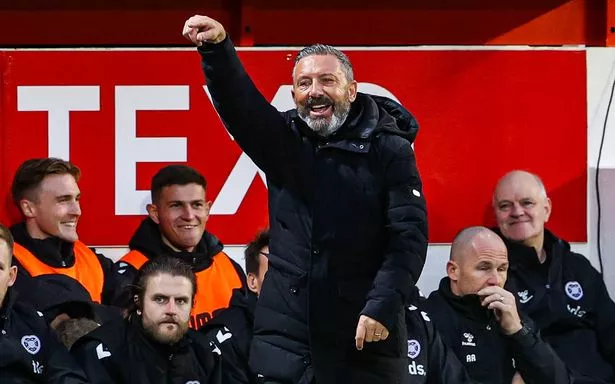 Derek McInnes on the touchline at Pittodrie