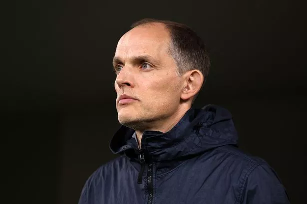 Thomas Tuchel watching England in action against Albania