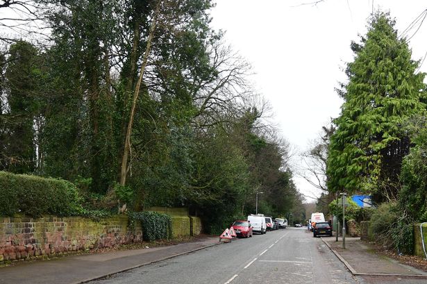 The section of Allerton Road affected