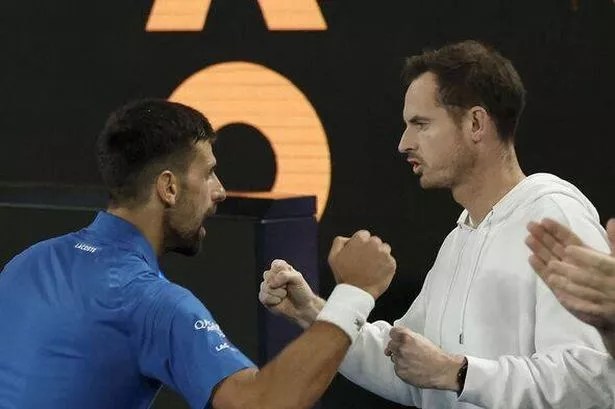 Andy Murray and Novak Djokovic 