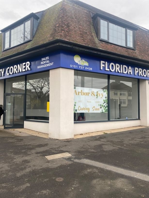 Arbor and Ivy is opening inside the former Florida Property Corner at Childwall Fiveways
