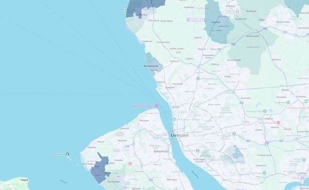 Areas with the highest percentage of properties in Council Tax Band H, the highest band
