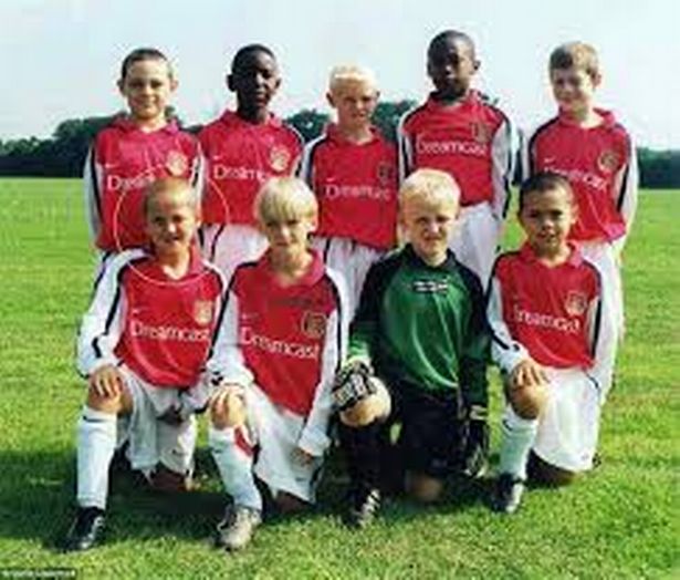 Harry Kane in the Arsenal Under 8s