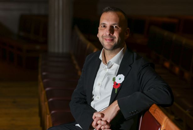 Green Party Leader Zack Polanski pictured speaking at a rally at St George's Hall in Bristol on Monday, November 3