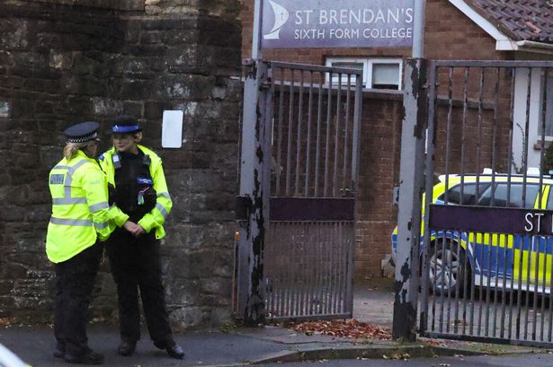St Brendan's Sixth Form College in Brislington Bristol was evacuated after a bomb hoax incident