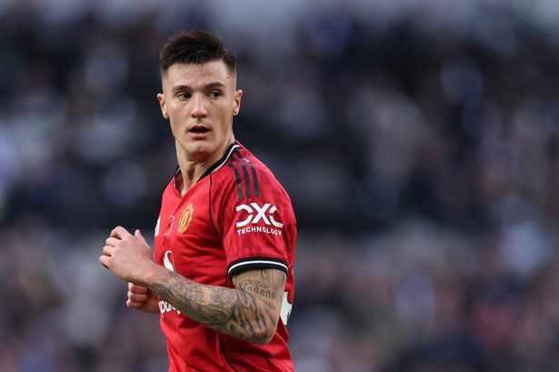 Benjamin Sesko during a Manchester United game