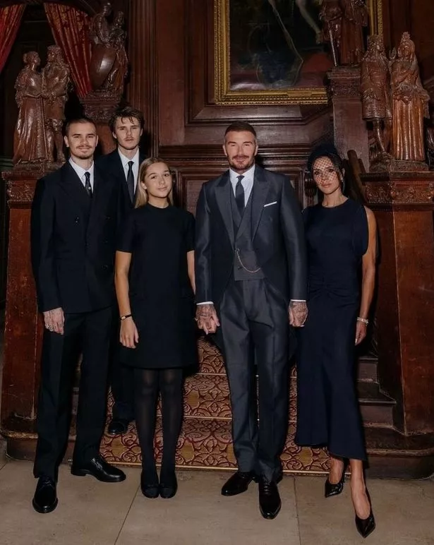 David was supported by his family as he received his knighthood