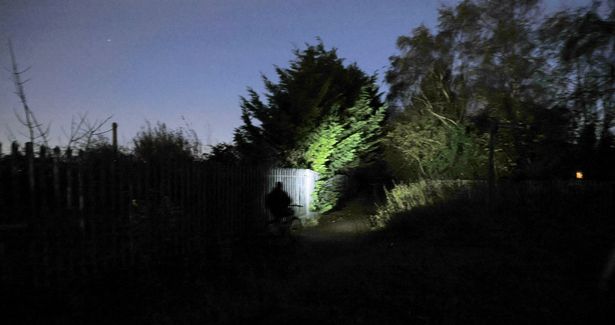 Parts of the path are incredibly dark at night