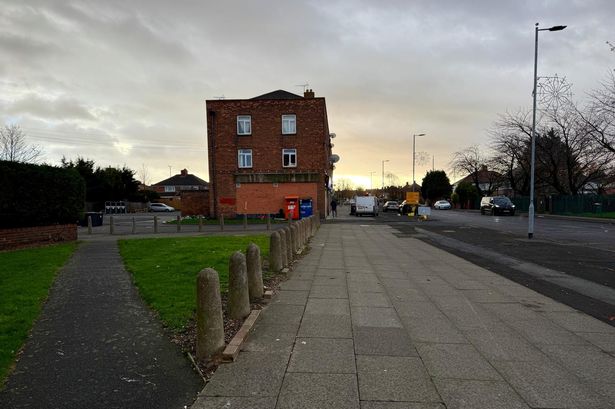 Christmas decorations along Kirkstone Road North in Litherland