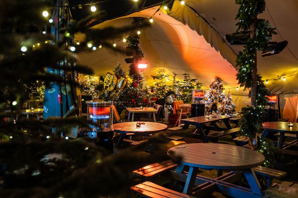 Cosy vibes inside the heated tipi 