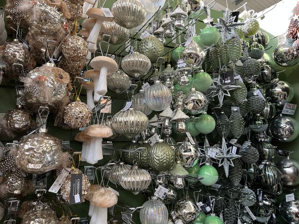 There are all kinds of decorations in store