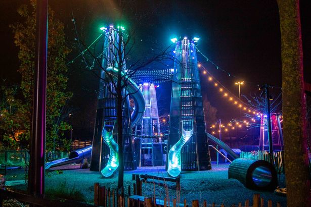 The North Pole Playground, part of the Twilight Tales event at Mayfield and Freight Island