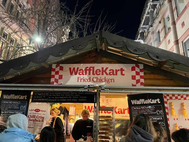 Waffle Kart in Manchester is attracting huge queues 