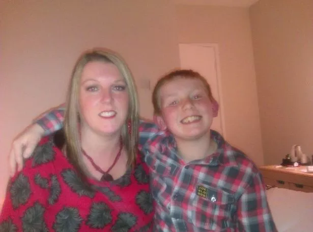 Ginge has a close bond with his mum Michelle, who raised him as a single parent in Eccles 