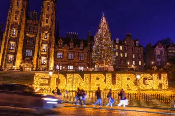 Edinburgh Christmas decorations