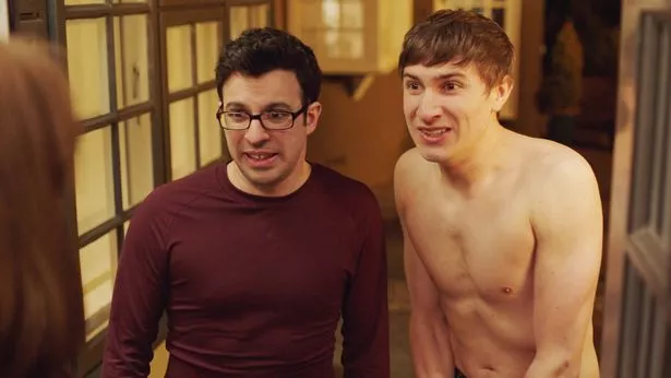 Tom alongside Simon Bird in Friday Night Dinner