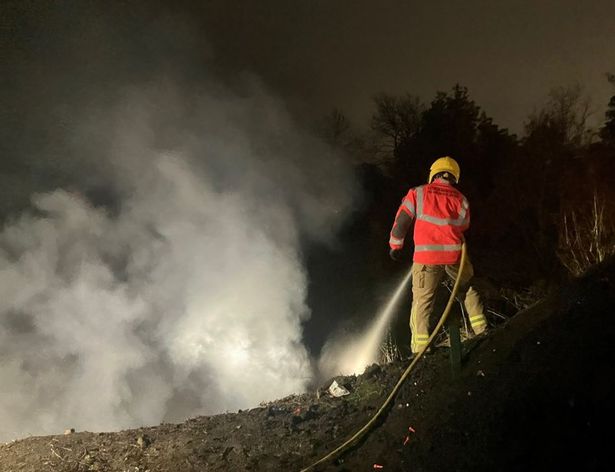 The bonfire is put out 