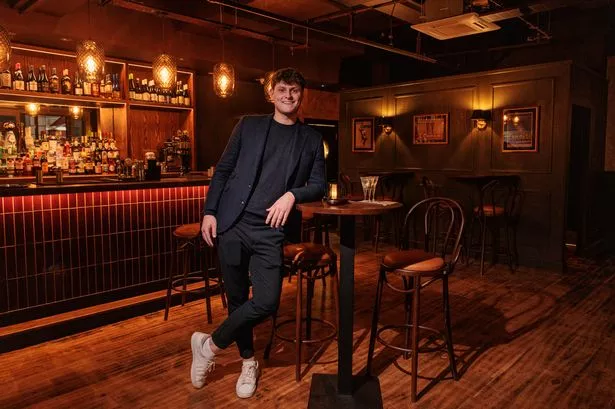 Freddie Fairhurst, co-owner of new Manchester bar, Federico 